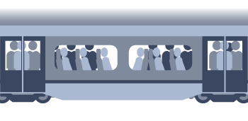 Standing Only Train Carriage